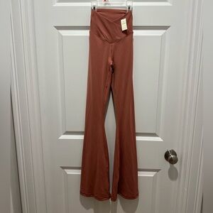 Aerie NWT blush pink Flare leggings